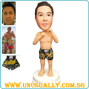 Personalized 3D Caricature Thai Boxing Figurine
